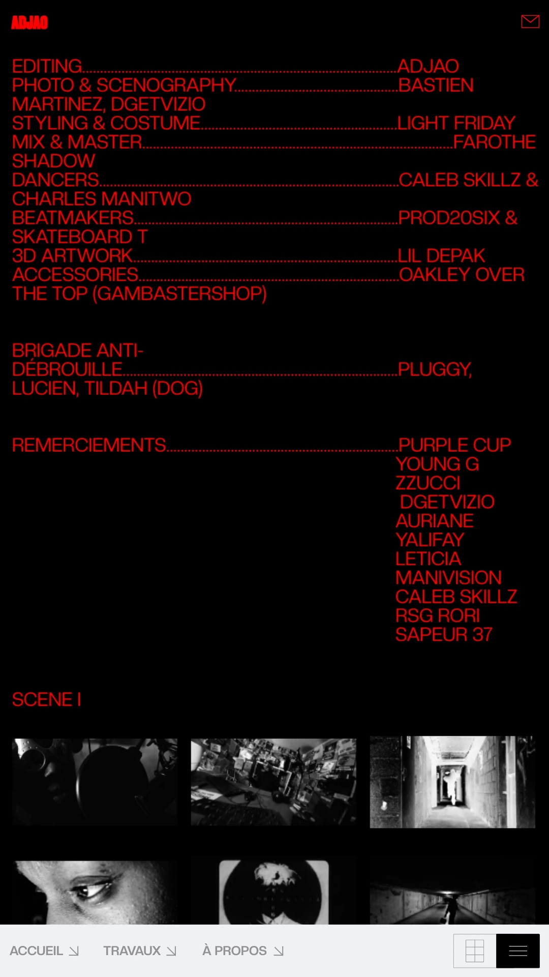 a screenshot of adjao's mobile site 4
